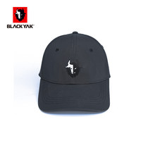 BLACKYAK Bouyak Mens and Womens Common Bullhead Embroidered Baseball Cap Autumn Winter Basic Hat FJX905