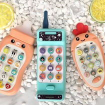 Baby toy phone baby simulation can bite children model mobile phone puzzle bilingual 0-2 year old music early education