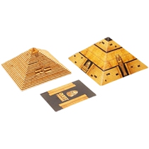 Pyramid of Puzzle Pyramid Decryption Riddle Wooden Organ Box Deco Level Difficulty High IQ Brain Puzzle Jigsaw Puzzle Toy