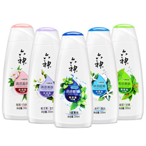 Liushen shower gel Green tea Licorice borneol mint Family moisturizing unisex cool and refreshing liquid Easy to rinse