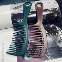 Big tooth comb thickened large curling hair comb is not easy to break male and female students Korean version of ins wind comb wide tooth comb