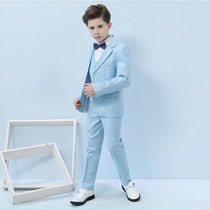 Childrens blazer boys striped piano performance costume boys flower girl dress poem recitation host suit
