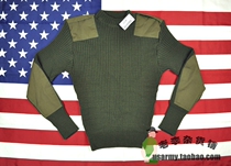 (Original) USMC Marines green OG pure wool sweater brand new with tag 38 yards DLA