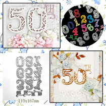 Digital cutting mold scrapbook embossed paper card card card album diary handmade DIY knife mold