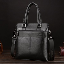 Lincoln Kangaroo Men Hand bag vertical business bag cowhide backpack A4 briefcase casual tide shoulder shoulder bag