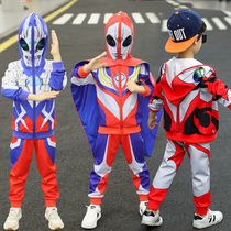 Genuine DiDi Carolman clothes Childrens spring and autumn with long sleeves suit boy Syro Beatles Costume Tide