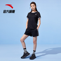 Anta sports suit women breathable running fitness T-shirt shorts two-piece set for women