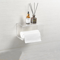 Toilet paper paper box toilet paper box side open tissue box wall roll holder paper tray box rack free of punching