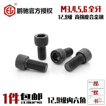 EG Pengchi 12 9 grade hexagon socket screw high strength full Tooth Cup head cylindrical head DIN912 Bolt M3M4M5M6