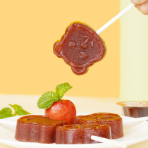 Commune Union Bear Fruit Fruit Hawthorn Cake Lollipop No Add Children Hawthorn Sweet and Sour Snacks Boxed