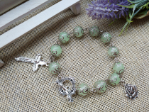  New foreign trade Italian luminous beads Rosary beads Christian beads read exorcism wish bracelet