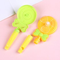 New lollipop whistle windmill childrens toys kindergarten gift small toy candy color nostalgic toy gift