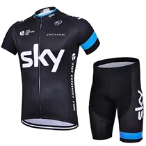 National tide Li Ning joint black bicycle riding suit short-sleeved mens summer day team mountain bike riding