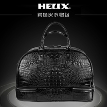 HELIX heix HI A0693 golf clothes bag travel bag Hand bag crocodile pattern New