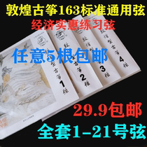 Dunhuang guzheng string standard universal 163A type professional performance type 1-10-21 full set of AV2azvJ5eTw