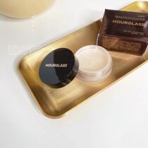 Ultra-fine diamond particles~Hourglass gold soft yarn Mineral matte transparent makeup powder sample 0 9g