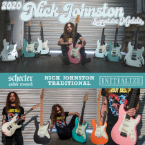 Initialization instrument Indonesia Schecter Scott NICK JOHNSTON Signature electric guitar spot
