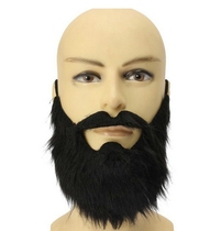 Halloween supplies props props beard beard black beard mens funny beard
