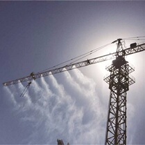 Tower crane spray system construction site disinfection automatic enclosure high-pressure high-altitude sprayer equipment Dust Reduction System