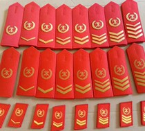 Enterprise Unit full-time fire armband Velcro collar badge epaulette armband collar flower