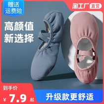 No lace-up dance shoes womens soft soles cat claw shoes yoga body ballet training shoes special dance shoes men