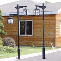 Custom Antique Courtyard Lamp 3 m 4 m 5 m Outdoor Cell Villa Solar View Lamp High Bar Lamp Cage