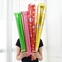 Armed with a baseball mallet cheering and cheering for the Wai Baseball Games Atmosphere Group Atmosphere Props Inflatable Strip Long Balloon