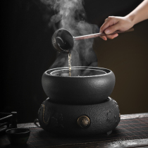 Volcanic stone black tea old white tea special tea boiling vessel ancient tea set ceramic bowl home electric pottery stove boiling teapot