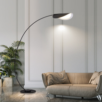 Nordic living room Sofa Minimalist Black floor lamp Bedroom room lamp Creative art designer Fishing vertical lamp