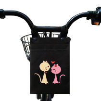 Tram storage bag front electric car hanging bag large battery car rainproof storage bag waterproof storage pocket cute