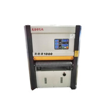 Qingdao metal sanding machine special-shaped double-sided fixed-thickness sand planing machine flat broadband primer solid woodworking heavy polishing machine