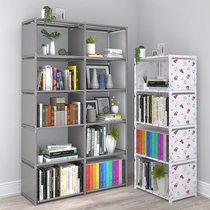 Simple bookshelf shelve table bookcase minimalist modern students use of childrens storage shelf to contain the combined cabinet