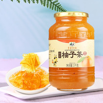 Flower Saint Lemon Honey Grapefruit Tea Aloe Vera Tea Sauce Drinking Small Canned Milk Tea Shop Special Beverage Pulp Fruit