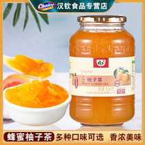 Huasheng lemon honey grapefruit tea aloe vera tea sauce for drinking small canned milk tea shop special beverage pulp fruit
