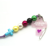  Five-color Gospel pendant Soft Rubber Cross｜Evangelistic Gift