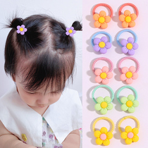 Childrens small rubber band does not hurt hair Baby baby tie small tweeted thumb hair ring Girl elastic good headband hair accessories