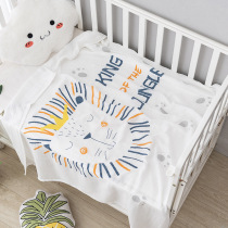 Soft newborn baby towel Summer ultra-thin small blanket Cotton gauze bath towel Baby swaddling air conditioning childrens quilt
