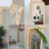 Mirror Trim Diy Material Mesh Red pint full body Clay Foam Edge by hand Self-made adhesive Border Reformation