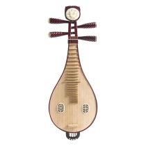 Acacia Bird (LOVEBIRD) Liuqin Bone Flower and Wood Axis Liuqin National Musical Instrument Copper Twist Axis Liuqin