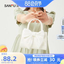 Sanfu handbag girl 2022 Summer Sweet Girl Bag Sweet Butterfly Bow Current Commuter Girl Pack 454374