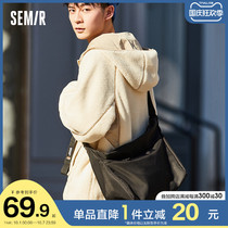 Senma Shanhai Jing joint new shoulder bag female simple casual shoulder backpack multifunctional tide wild man satchel