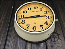 Nautical clock Wall clock Boat clock Japanese Seiko electric clock Antique collection White SEIKO home watch