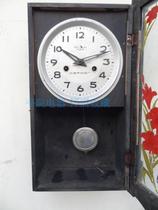 1980s Changchun Baishan brand mechanical wall clock nostalgic collection of old wall clock Normal function of the old wall clock