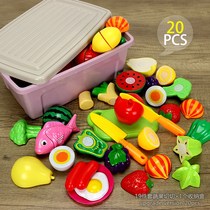 Childrens cut fruit toys home wine combination vegetables boys and girls baby cut vegetables watermelon Chile set