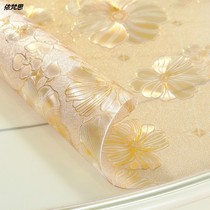 Table countertop protective mat dining table cloth waterproof translucent soft glass plastic tablecloth mat anti-oil tea oil