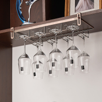 Red wine cup holder upside down household goblet hanging storage rack grape wine glass hanging cup holder light luxury European style