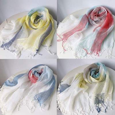 taobao agent Autumn scarf, breathable shawl, Korean style