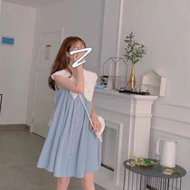 Gentle wind can be salty and sweet French dress small man with high dating small skirt 2021 new summer
