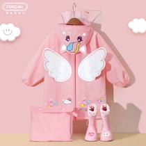 Childrens raincoat girls rain - proof dress 4 year old kindergarten 2023 new childrens children and childrens baby rain clothes