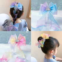 Butterfly twinning with hair accessories Crown Headwear Children Hairclip Girls summer little girl Princess Aisha ice and snow